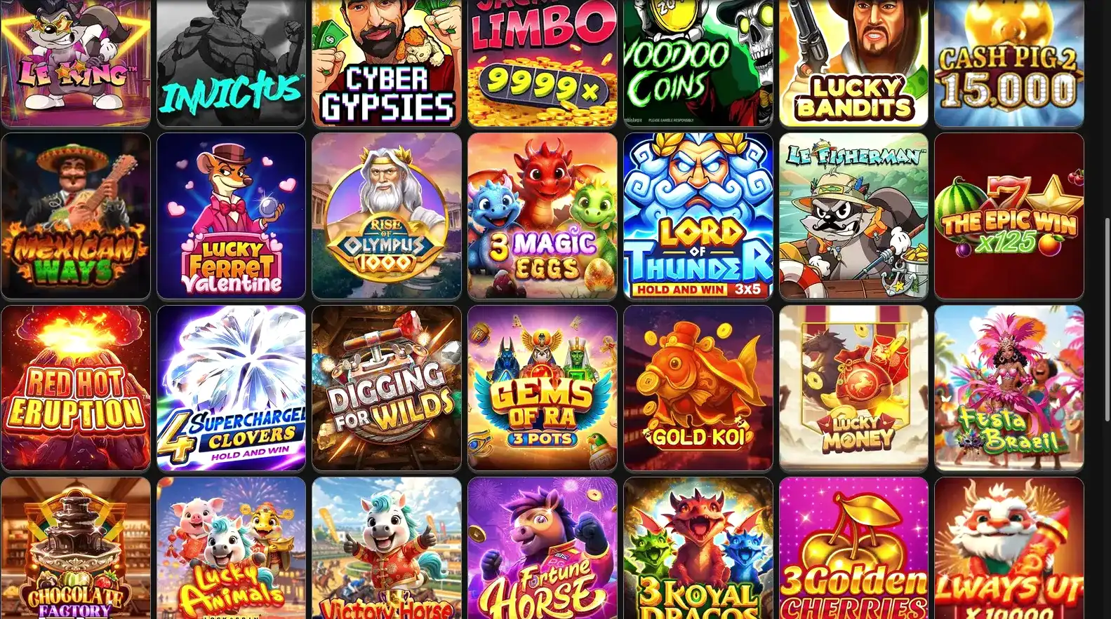 lucky bird friendly dealer at screen on top-up cards